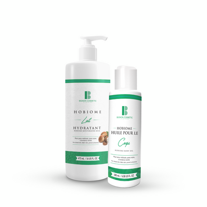 HOBIOME - Duo Hydratation Intense | Huile + Lait Corps