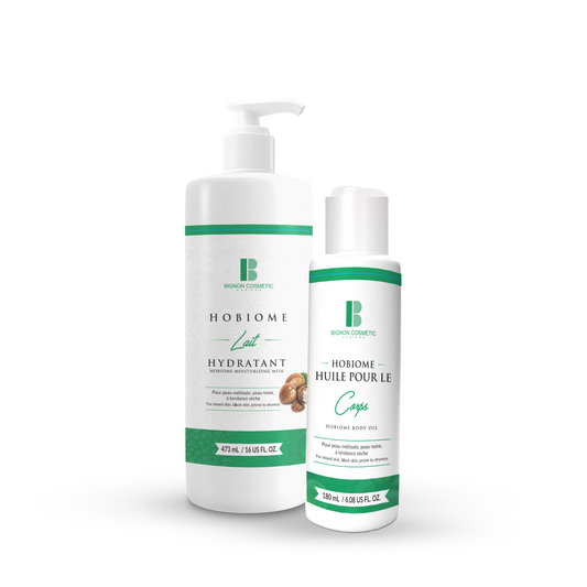 HOBIOME - Duo Hydratation Intense | Huile + Lait Corps
