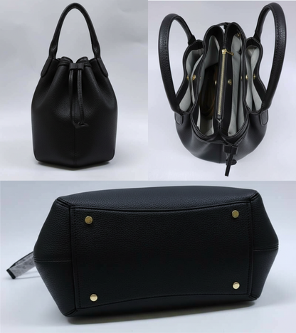 Ensemble Complet Sac Noir + Miroir + Coffret Manucure | Femme Active