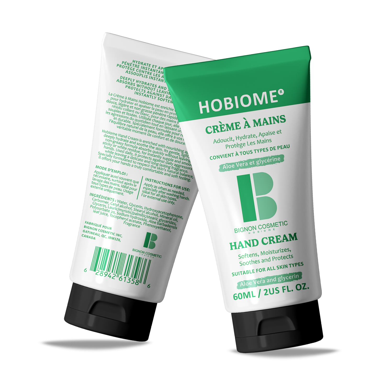 HOBIOME - Crème à Mains Hydratante
