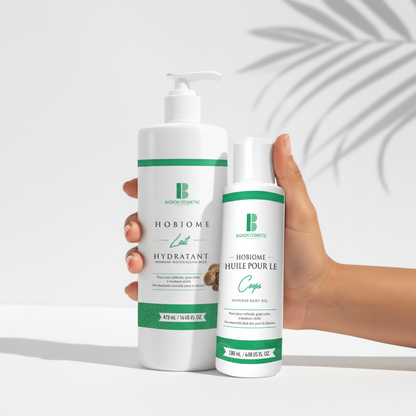 HOBIOME - Duo Hydratation Intense | Huile + Lait Corps