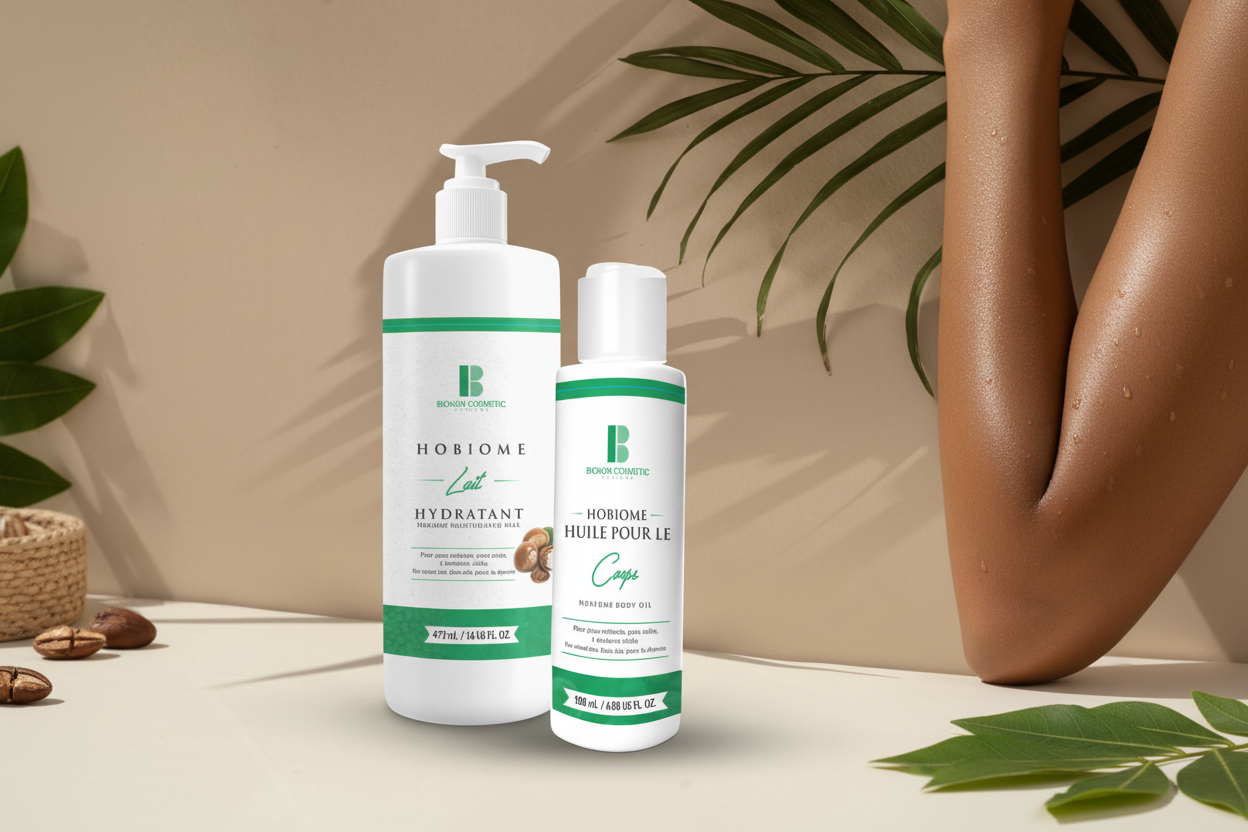 HOBIOME - Duo Hydratation Intense | Huile + Lait Corps